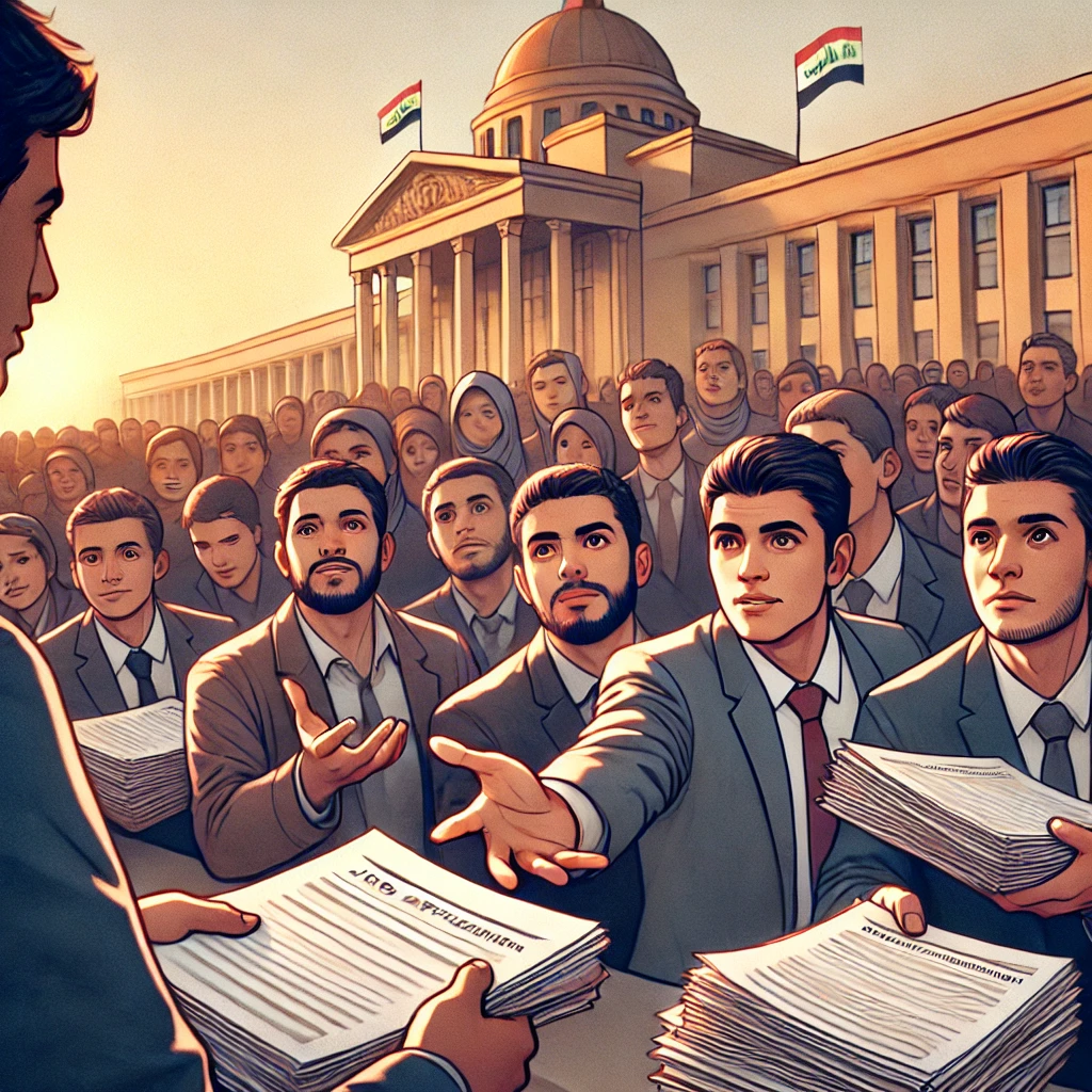البطالة في العراق تؤرق الشباب رغم نعمة ” الهبة الديمغرافية”