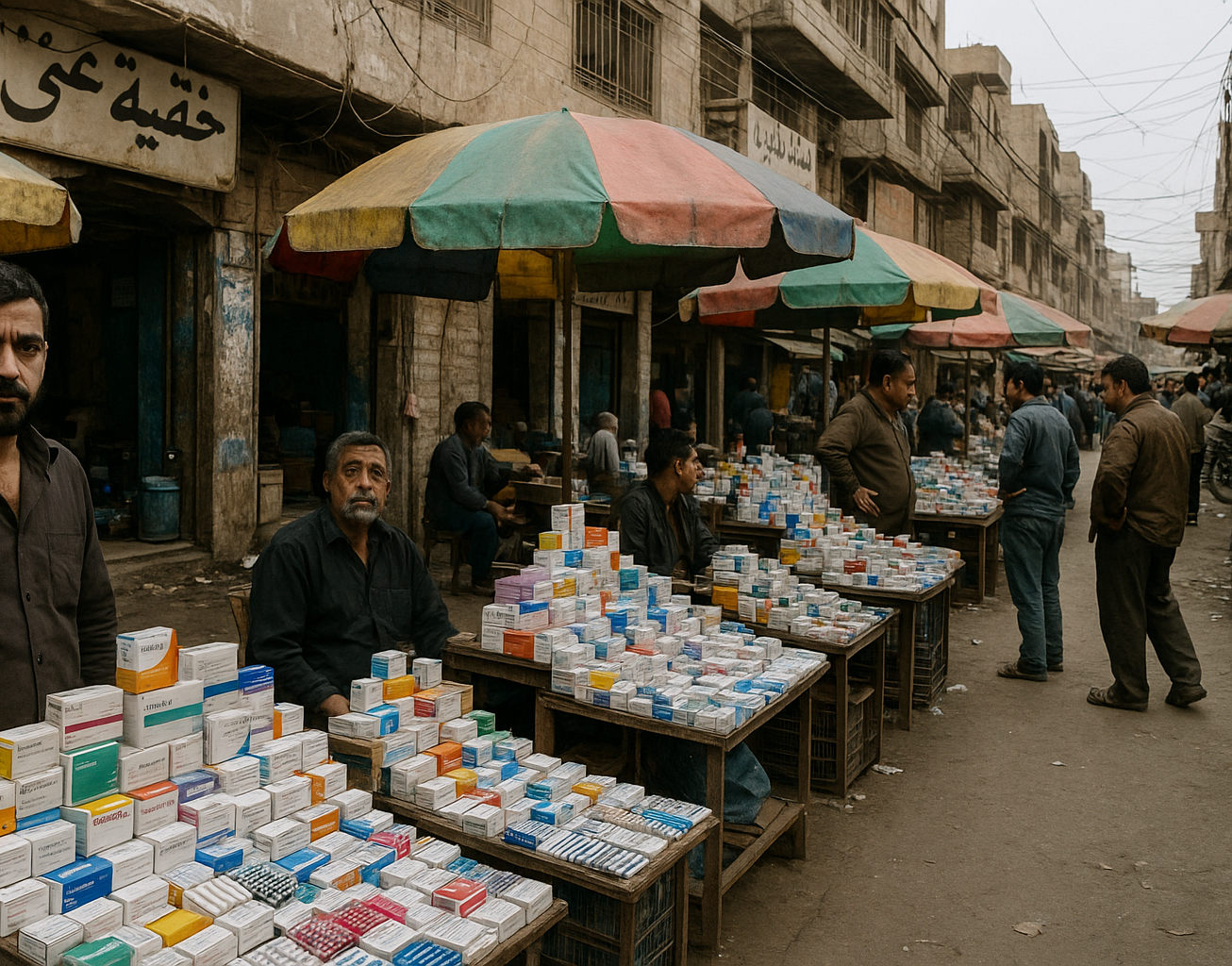 دواء خارج السيطرة . .تحقيق استقصائي  يكشف تسرب ادوية مدعومة من مذاخر المستشفيات والمراكز الصحية الى رفوف الصيدليات الوهمية وبسطات الدواء على الرصيف