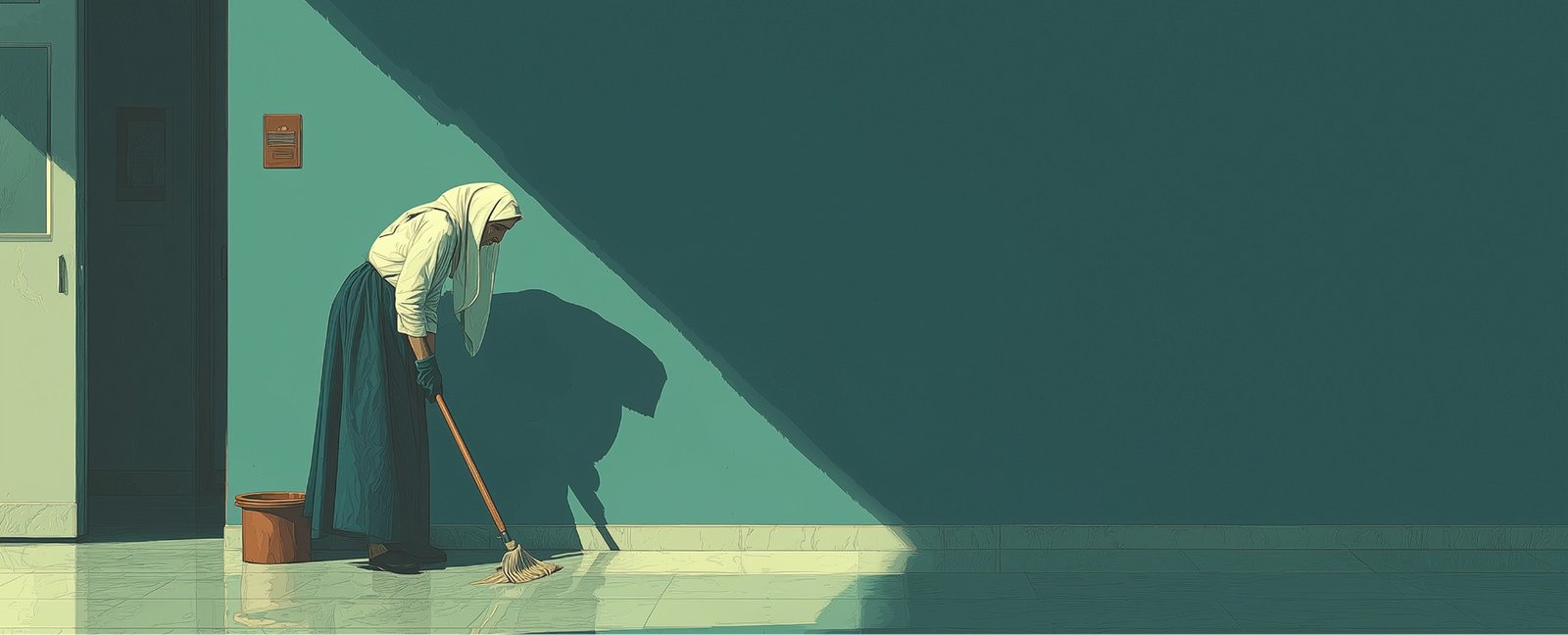 خلف أبواب المشافي .. عاملات تنظيف في دمشق بلا تأمين أو حماية
