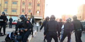 قمع-الاحتلال-المغربي-للمعطلين-الصحراويين